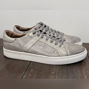 Trask Aaron Grey Leather Sneakers men’s size 10.5